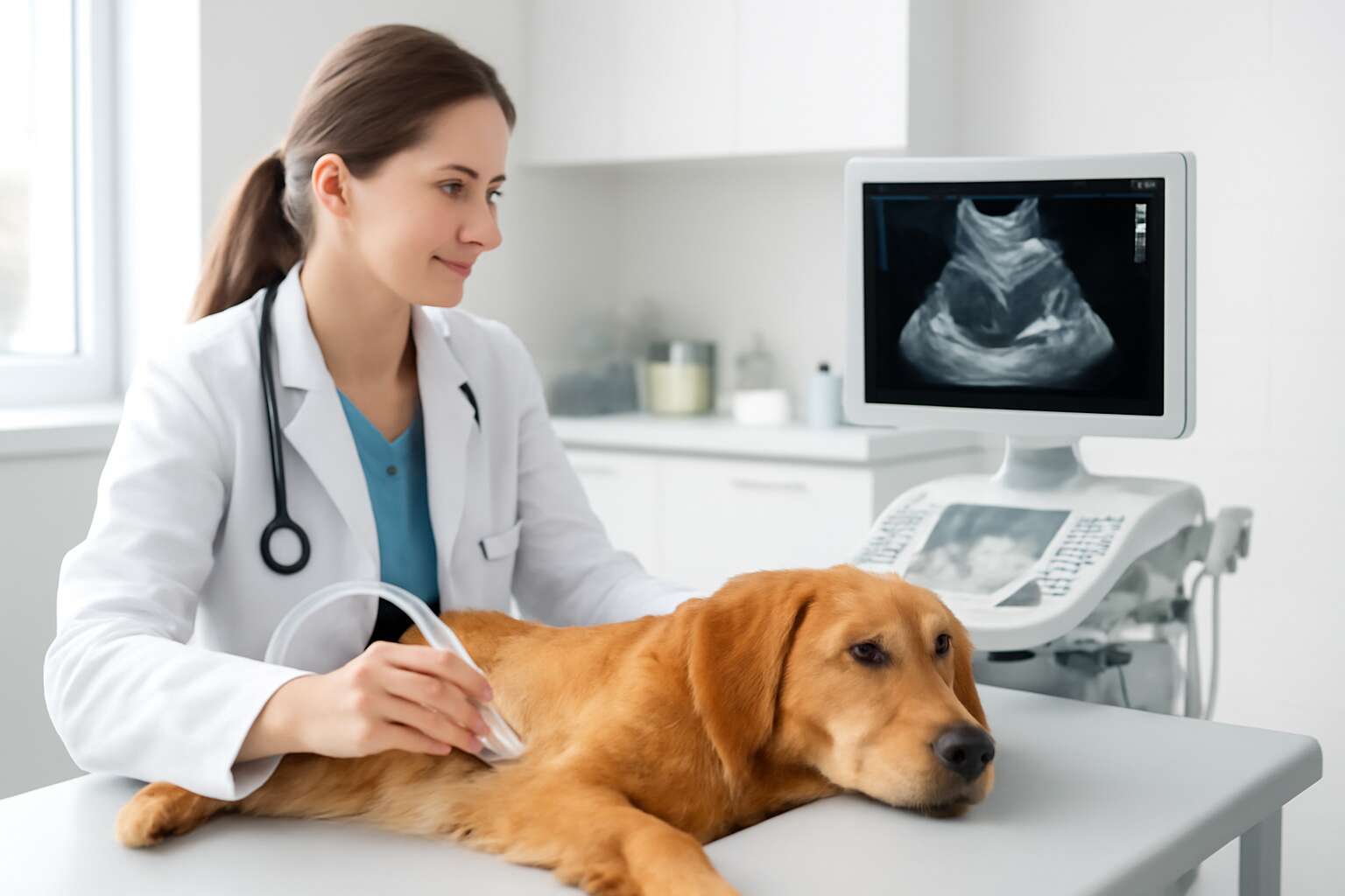 vet clinic with ultrasound