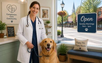 Find a vet clinic open on Sunday for urgent pet care.